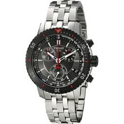 Tissot Mens T067.417.21.051.00 T-Sport Textured Dial Stainless Steel Watch