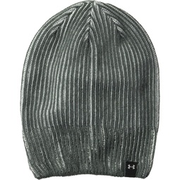 Under Armour Womens Knit Beanie, Stealth Gray (008)/Reflective, One Size Fits All