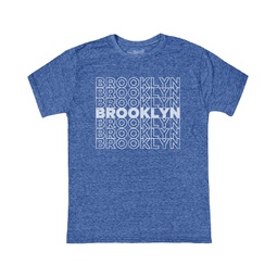 The Original Retro Brand Kids Tri-Blend Brooklyn Repeat Crew Neck Tee (Big Kids)