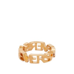 Versace Logo Ring Gold