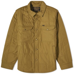 Filson Cover Cloth Quilted Shirt Jacket Olive Drab