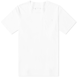 Sacai S Logo Split Seam T-Shirt Off White