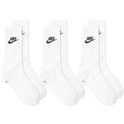 Nike Everyday Essential Sock - 3 Pack White & Black