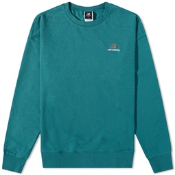 New Balance Uni-ssentials French Terry Crew Sweat Vintage Teal
