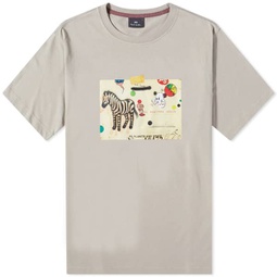 Paul Smith Zebra Card T-Shirt Grey