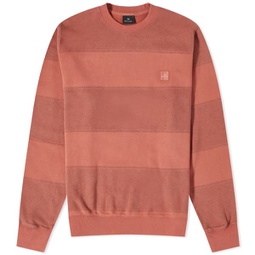 Paul Smith Stripe Crew Sweater Orange