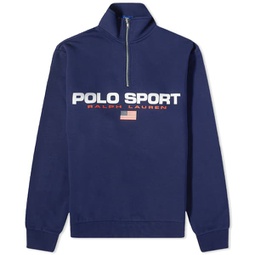 Polo Ralph Lauren Polo Sport Quarter Zip Sweat Cruise Navy & White