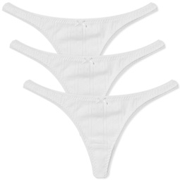 Cou Cou The Thong 3 Pack White
