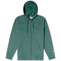 Carhartt WIP Hooded Chase Jacket Discovery Green & Gold