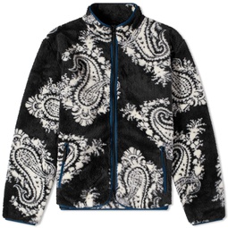 Carhartt WIP Jebson Fleece Jacket Black Paisley Print