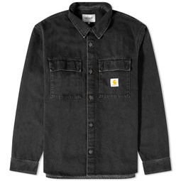 Carhartt WIP Manny Denim Shirt Jacket Black Stone Washed