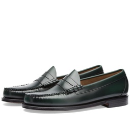 Bass Weejuns Larson Penny Loafer Dark Green Leather