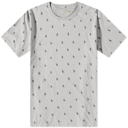 Polo Ralph Lauren All Over Pony Sleepwear T-Shirt Grey Fog