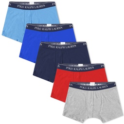 Polo Ralph Lauren Classic Trunk - 5 Pack Red, Grey, Royal, Blue & Navy