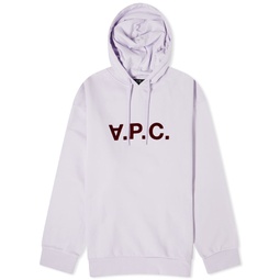 A.P.C. Milo VPC Logo Hoodie Lilac