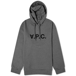 A.P.C. Milo VPC Logo Hoodie Heathered Grey