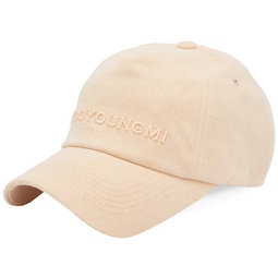 Wooyoungmi Logo Embroidered Cap Salmon