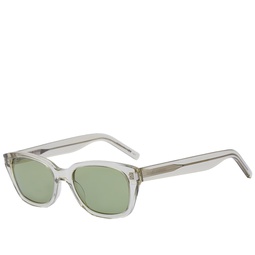 Saint Laurent SL 522 Sunglasses Grey & Green