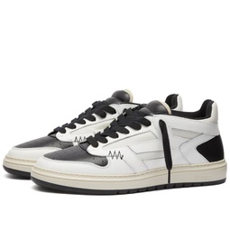 Represent Reptor Leather Sneaker White Black