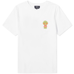 A.P.C. Remy Vegetable Print T-Shirt White