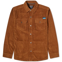 Kavu Petos Corduroy Shirt Jacket Bronze Brown