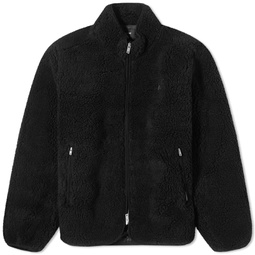 Represent Fleece Zip Through Jacket Jet Black
