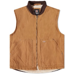 Dickies Duck Canvas Vest Stonewashed Brown Duck