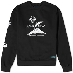 Afield Out Conscious Crew Sweat Black