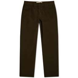 Norse Projects Aros Regular Italian Brushed Twill Trousers Beech Green