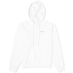 Off-White Scratch Arrow Popover Hoodie White