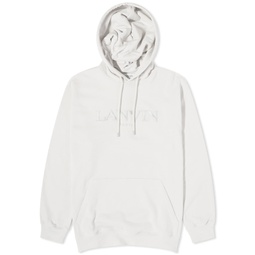 Lanvin Embroidered Popover Hoodie Mastic