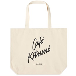 Cafe Kitsune Tote Bag Latte