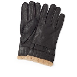 Barbour Leather Utility Glove Brown