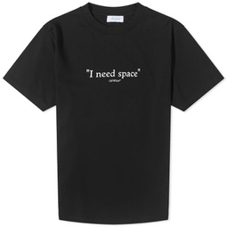 Off-White I Need Space T-Shirt Black