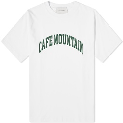 Cafe Mountain College Logo T-Shirt Natural