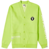 AAPE Now Knitted Cardigan Green