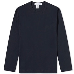 Comme des Garcons SHIRT Long Sleeve Forever T-Shirt Navy