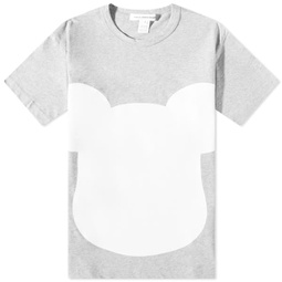 Comme des Garcons SHIRT Bear Bold Print T-Shirt Grey