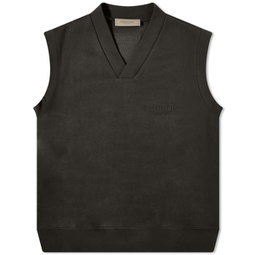 Fear of God Essentials Pullover V-Neck Vest Off-Black