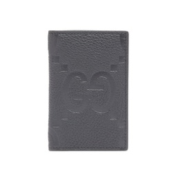 Gucci Embossed GG Card Wallet Black