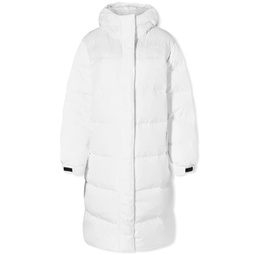 The North Face Nuptse Long Puffer Parka White