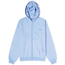 Checks Downtown Overdyed Zip Hoodie Sky Blue