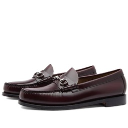 Bass Weejuns Lincoln Horse Bit Loafer Wine Leather