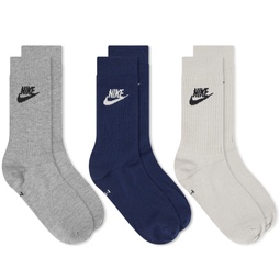 Nike Everyday Essential Sock - 3 Pack Multi