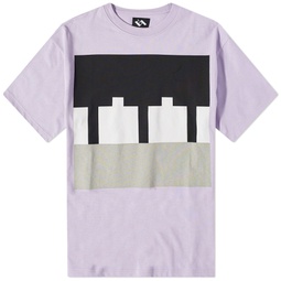 The Trilogy Tapes Block T-Shirt Lavender
