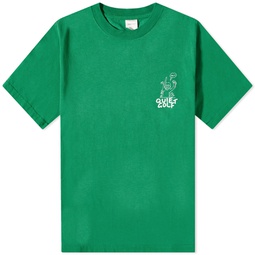 Quiet Golf Sinker Logo T-Shirt Kelly