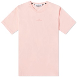 Stone Island Abbreviation Three Graphic T-Shirt Pink
