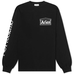 Aries Long Sleeve Rat T-Shirt Black