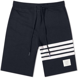 Thom Browne Engineered Stripe Sweat Shorts Navy