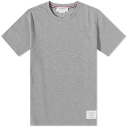 Thom Browne Side Four Bar Pique T-Shirt Light Grey